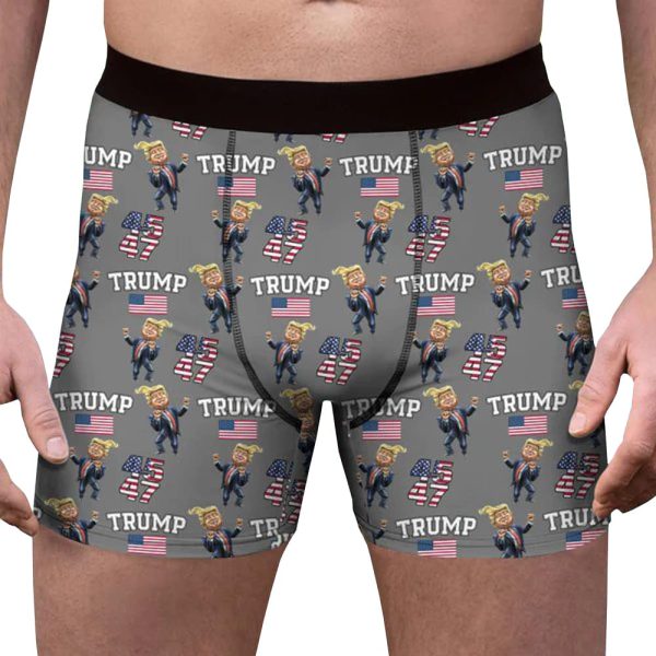 President Trump 45th 47th Mens Boxer Briefs 4