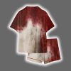 Problem Solved Bloody Horror Halloween Satin Pajama Set 2