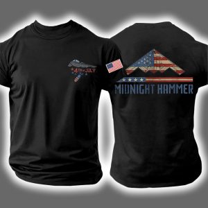 4th of July Midnight Hammer Two-Sided Shirt