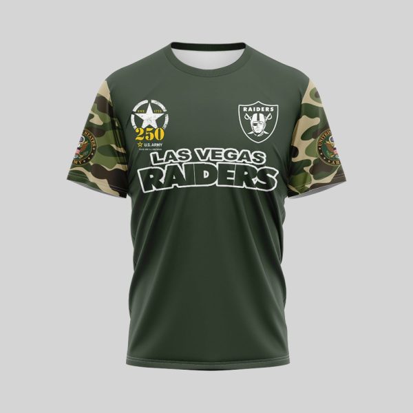 Raiders US ARMY 250th Birthday Celebration Shirt 2