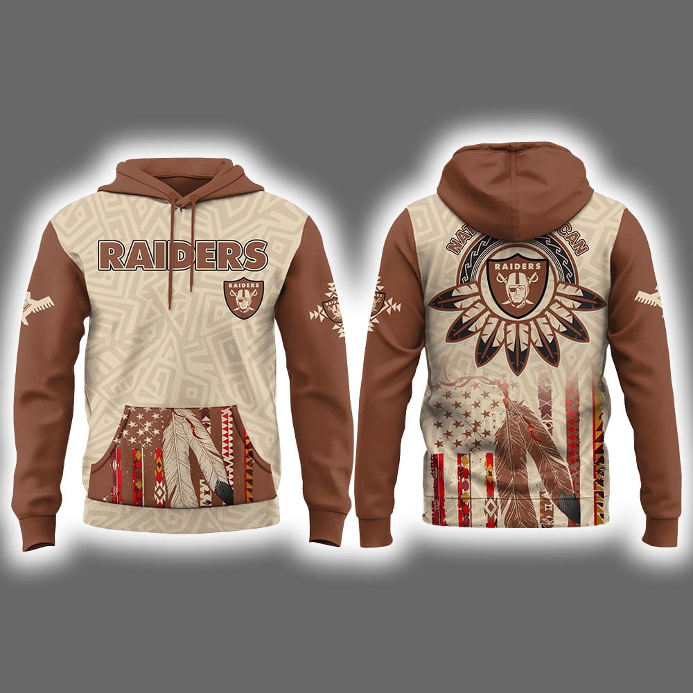 Raiders x Native American Heritage 2025 Hoodie Cap Raiders x Native American Heritage 2025 Hoodie Cap