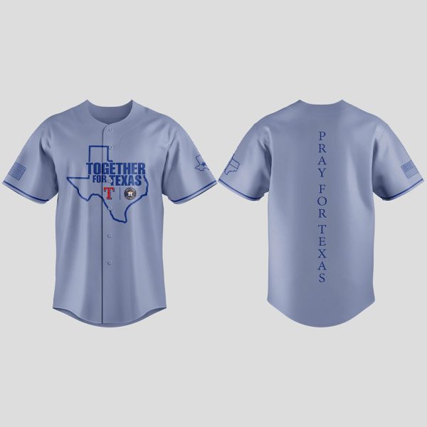 Rangers Astros Together For Texas Jersey