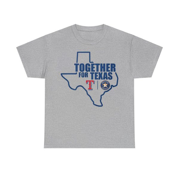 Rangers Astros Together For Texas Shirt
