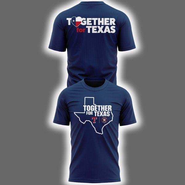 Rangers Astros Together For Texas Two Sided Shirt 3