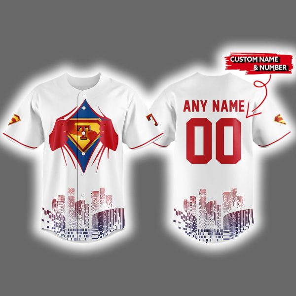 Rangers x Superman Night 2025 Jersey