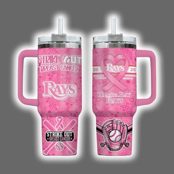 Rays 2025 Breast Cancer Awareness Month Tumbler