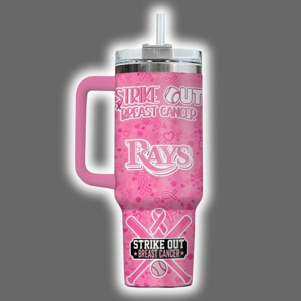 Rays 2025 Breast Cancer Awareness Month Tumbler 2
