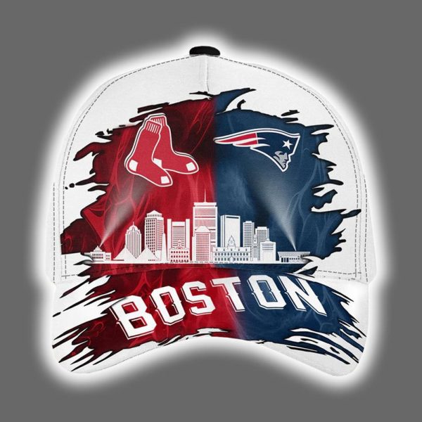 Red Sox x Patriots Skyline Cap