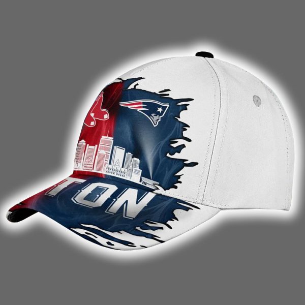 Red Sox x Patriots Skyline Cap 2