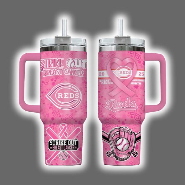 Reds 2025 Breast Cancer Awareness Month Tumbler