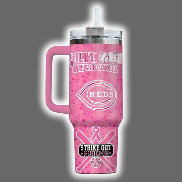 Reds 2025 Breast Cancer Awareness Month Tumbler 2