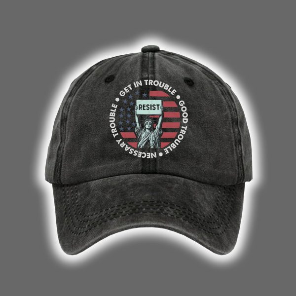 Resist 8647 FDT Good Trouble Lives On Print Hat 3