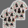 Retro Christmas Cat Hawaiian Shirt