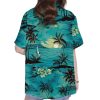 Retro Floral Summer Beach Hawaiian Shirt 2