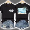 Retro Jimmy One Particular Harbour Palm Trees Print T Shirt 3