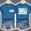 Retro Jimmy One Particular Harbour Palm Trees Print T Shirt 4