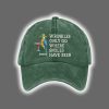 Retro Jimmy Wrinkles Only Go Where Smiles Have Been Print Baseball Cap 2