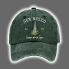 Retro New Mexico Stronger Than The Storm Print Baseball Cap 3