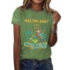 Retro Parrot Margarita Wasting Away Since 1977 Print T Shirt 5