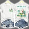 Retro Parrot Margarita Wasting Away Since 1977 Two-Sided Shirt