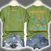 Retro Parrot Margarita Wasting Away Since 1977 Two Sided Shirt 4