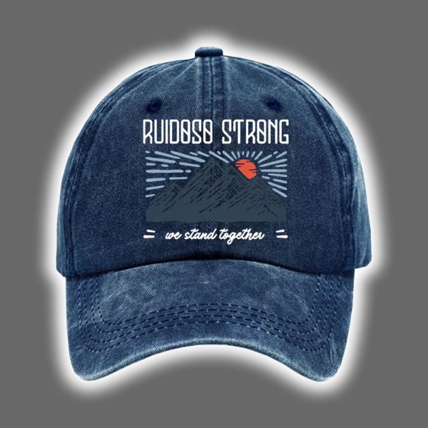 Retro Ruidoso New Mexico Strong Print Baseball Cap 3