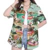 Retro Summer Beach Cat Hawaiian Shirt