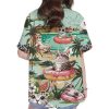 Retro Summer Beach Cat Hawaiian Shirt 2