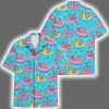 Retro Summer Beach Skeleton Hawaiian Shirt