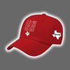 Retro Texas Strong God Made Jesus Saved Texas Raised Print Baseball Cap
