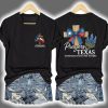 Retro Texas Strong Prayers For Texas Stronger Than The Waters Two Sided Shirt 3