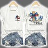 Retro Texas Strong Prayers For Texas Stronger Than The Waters Two Sided Shirt 4