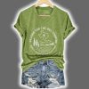 Retro Texas Strong Praying For The Hill Country God's Grace In The Flooding Print T-Shirt