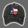 Retro Texas Strong Print Baseball Cap