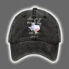 Retro Texas Strong When You Go Through Deep Waters I Will Be With You Isaiah 43 2 Print Baseball Cap