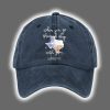 Retro Texas Strong When You Go Through Deep Waters I Will Be With You Isaiah 43 2 Print Baseball Cap 2