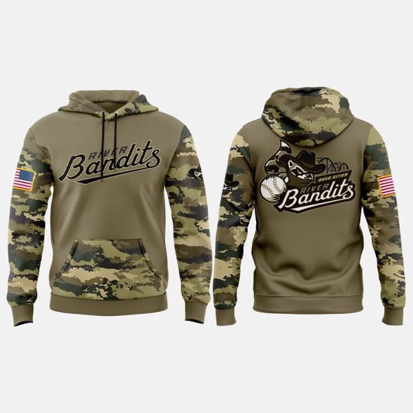 River Bandits Military Appreciation Night 2025 Hoodie