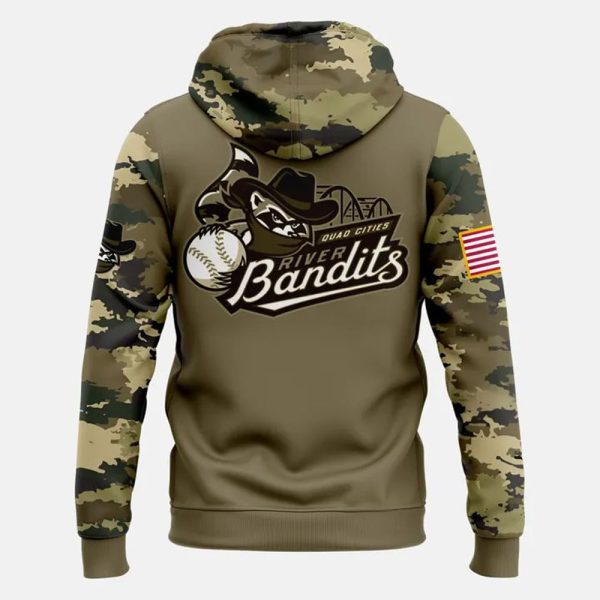 River Bandits Military Appreciation Night 2025 Hoodie 3