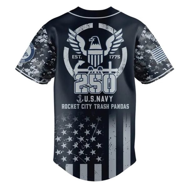 Rocket City US Navy 250th Birthday 2025 Jersey 3