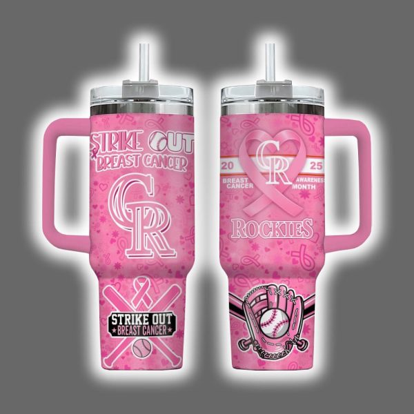 Rockies 2025 Breast Cancer Awareness Month Tumbler
