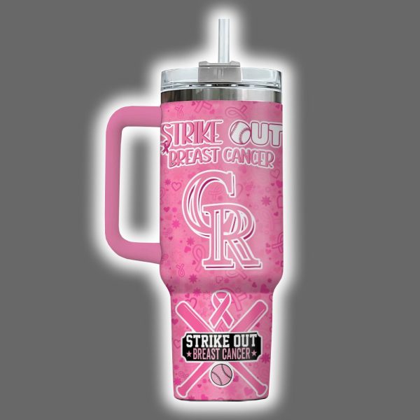 Rockies 2025 Breast Cancer Awareness Month Tumbler 2