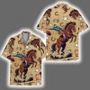 Rodeo Cowboy Western Horse Riding Summer Hawaiian Shirt