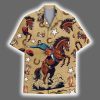 Rodeo Cowboy Western Horse Riding Summer Hawaiian Shirt 2