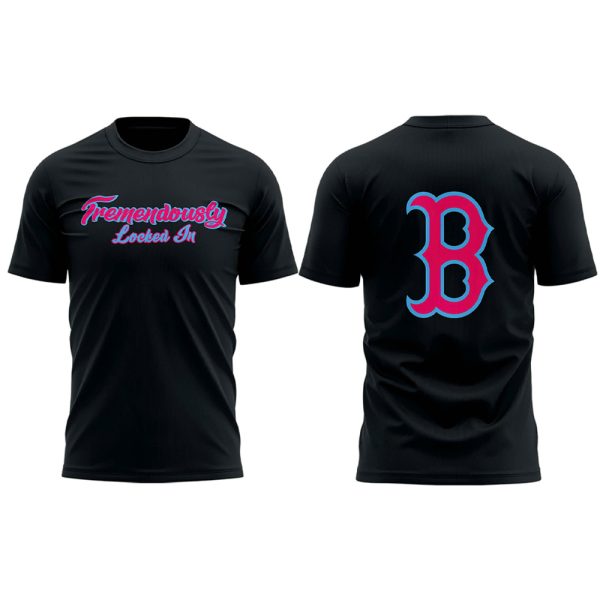 Romy Gonzalez Tremendously Locked In Red Sox Two-Sided Shirt