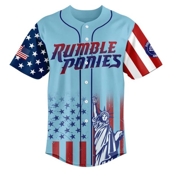 Rumble Ponies Independence Day 2025 Jersey 2