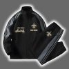 Saints Football Versatile Personalized Sport Set Jacket And Pants 2