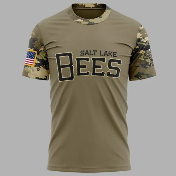 Salt Lake Bees Military Appreciation Night 2025 Shirt 2