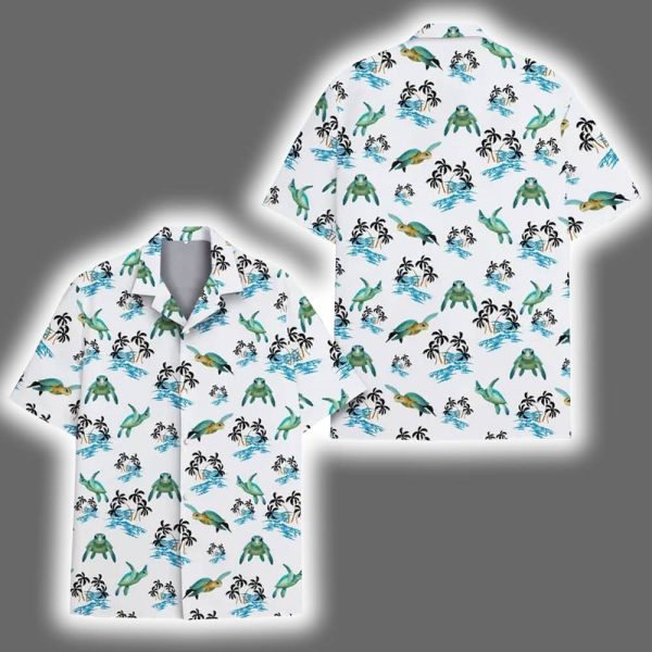 Sea Turtle Hawaiian Ocean Animal Beach Hawaiian Shirt