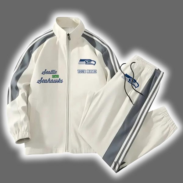 Seahawks Football Versatile Personalized Sport Set Jacket And Pants