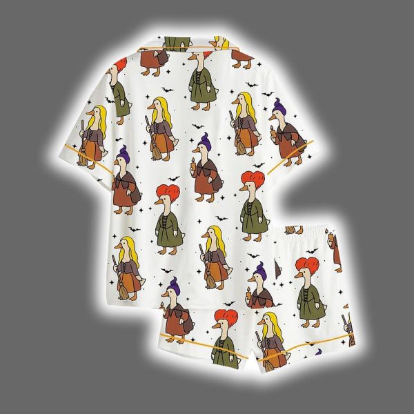 Silly Goose Halloween Satin Pajama Set 2